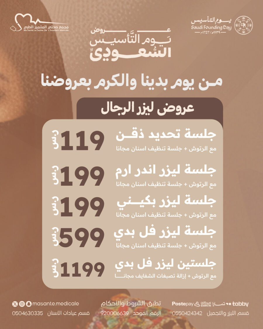 عروض ليزر الرجال لسنة 2025